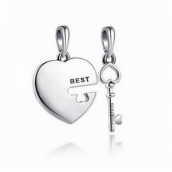 Best Friends - Heart & Key - Image 2