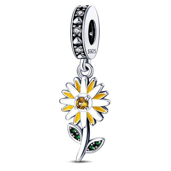 Abstract Sunflower Dangle