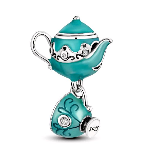 Turquoise Teapot & Cup