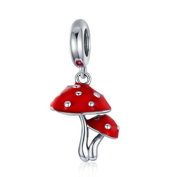 Whimsical Red Mushrooms